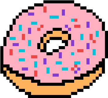 Donut - Pixel (440x460)