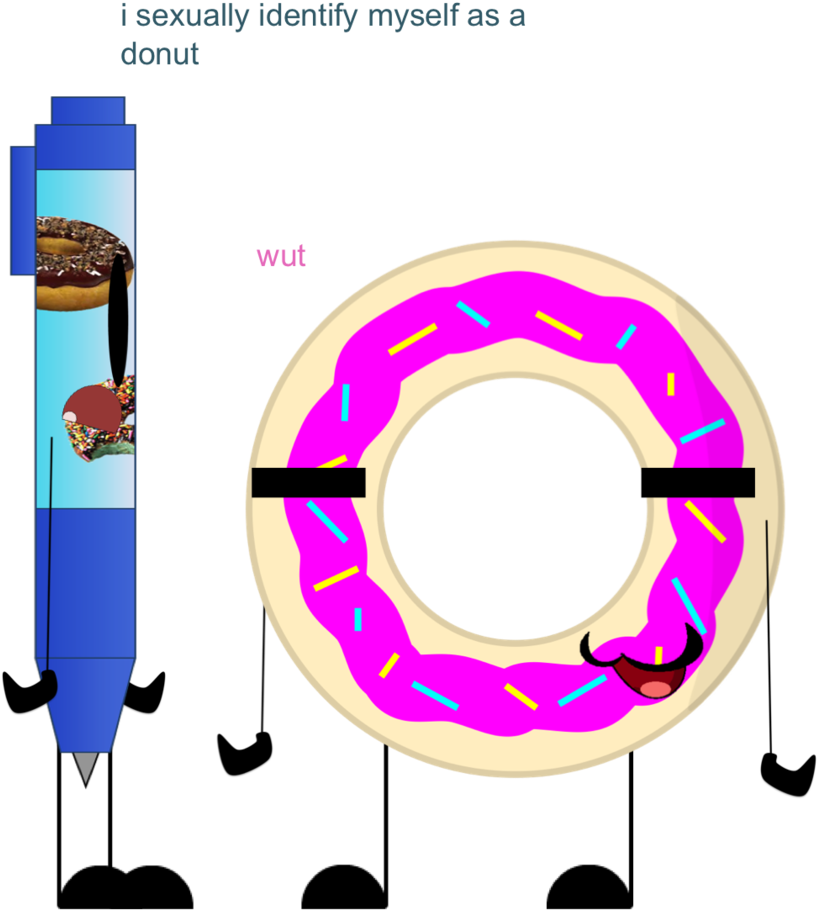 Donut Pen Sexually Identifies Himself By Ttnofficial - Donut Pen Sexually Identifies Himself By Ttnofficial (865x923)