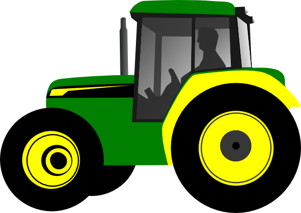 Tractor Clip Art - Baby Shower (600x425)