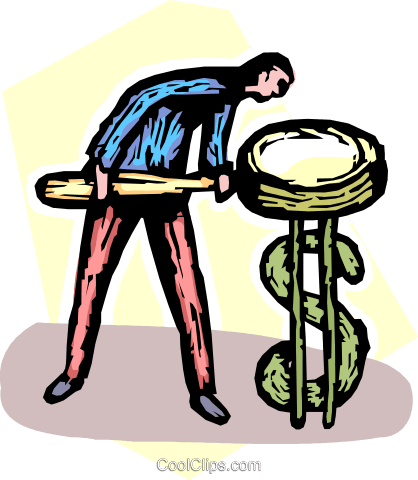 Dollar Sign Through A Magnifying Glass Royalty Free - Dollar Sign Through A Magnifying Glass Royalty Free (418x480)