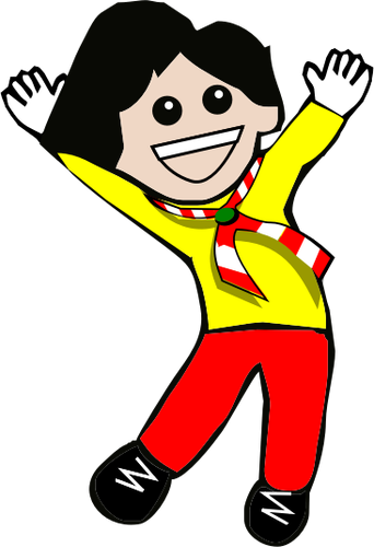 Happy Kids Clipart - Clip Art (342x500)