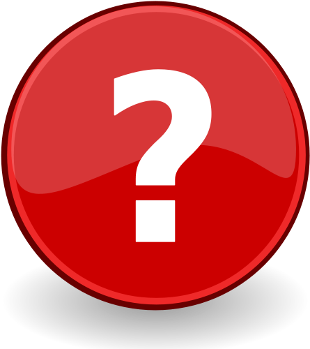 Red Question Mark How Can You Help - Help Icon Png Red (500x500)