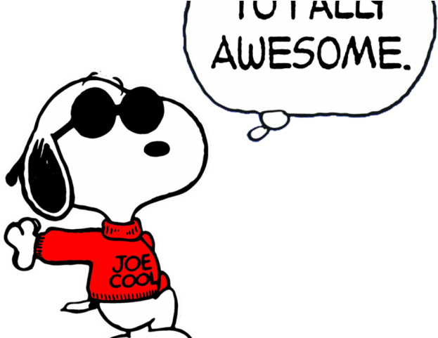 Snoopy Clipart - Snoopy Joe Cool (640x480)