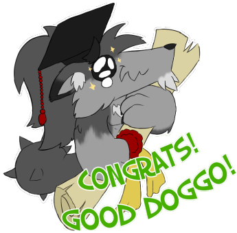 Sanyo2100, Congratulations, Crying, Diamond Dog, Diploma, - Cartoon (404x404)