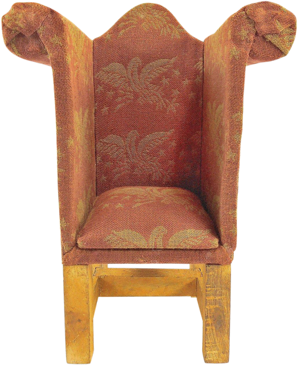 Decorative Tiny Upholstered Miniature Chair Dollhouse - Decorative Tiny Upholstered Chair Dollhouse Furniture (1137x1396)
