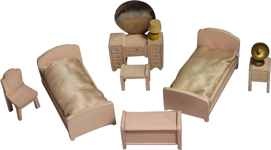 1930s Doll Furniture - Recliner (910x910)