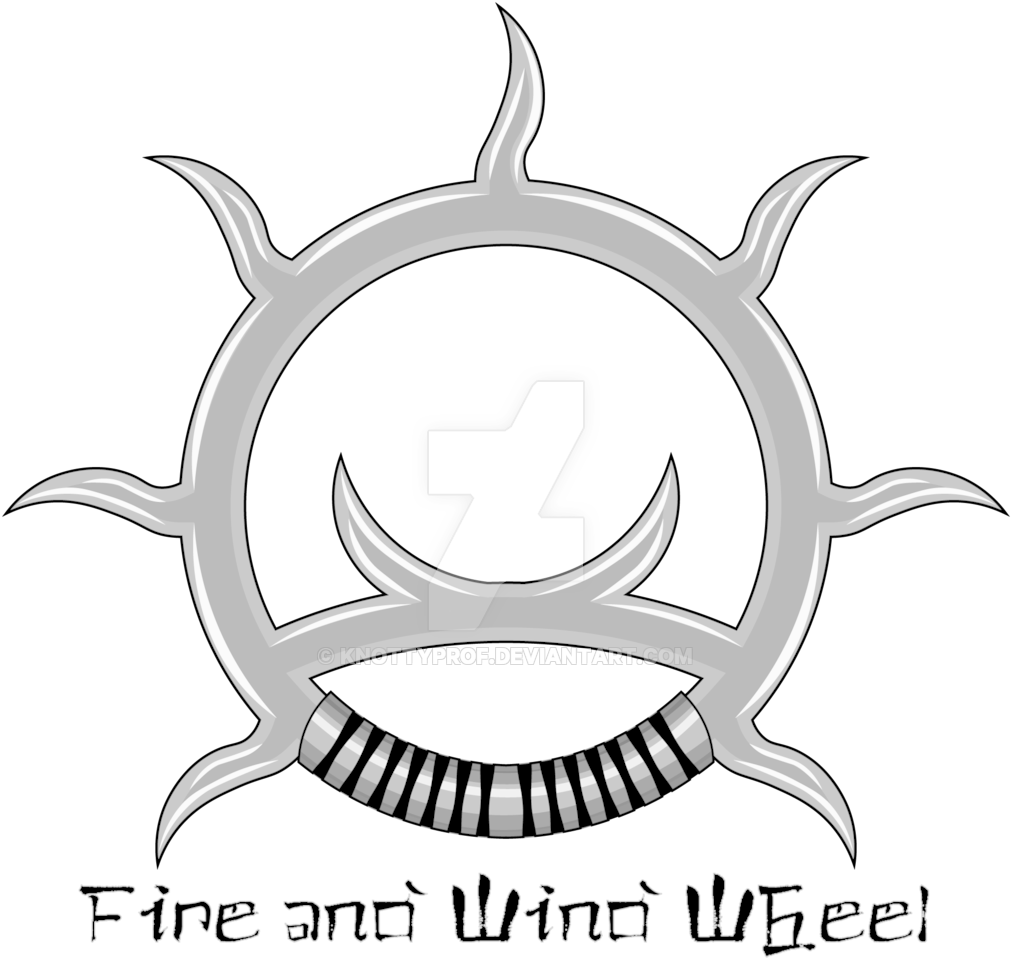 Fire And Wind Wheel By Knottyprof - Emblem (1024x1024)