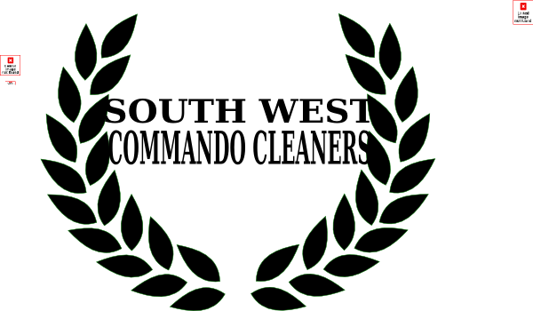 Sw Commando Cleaners Logo Clip Art - Laurel Wreath (600x350)