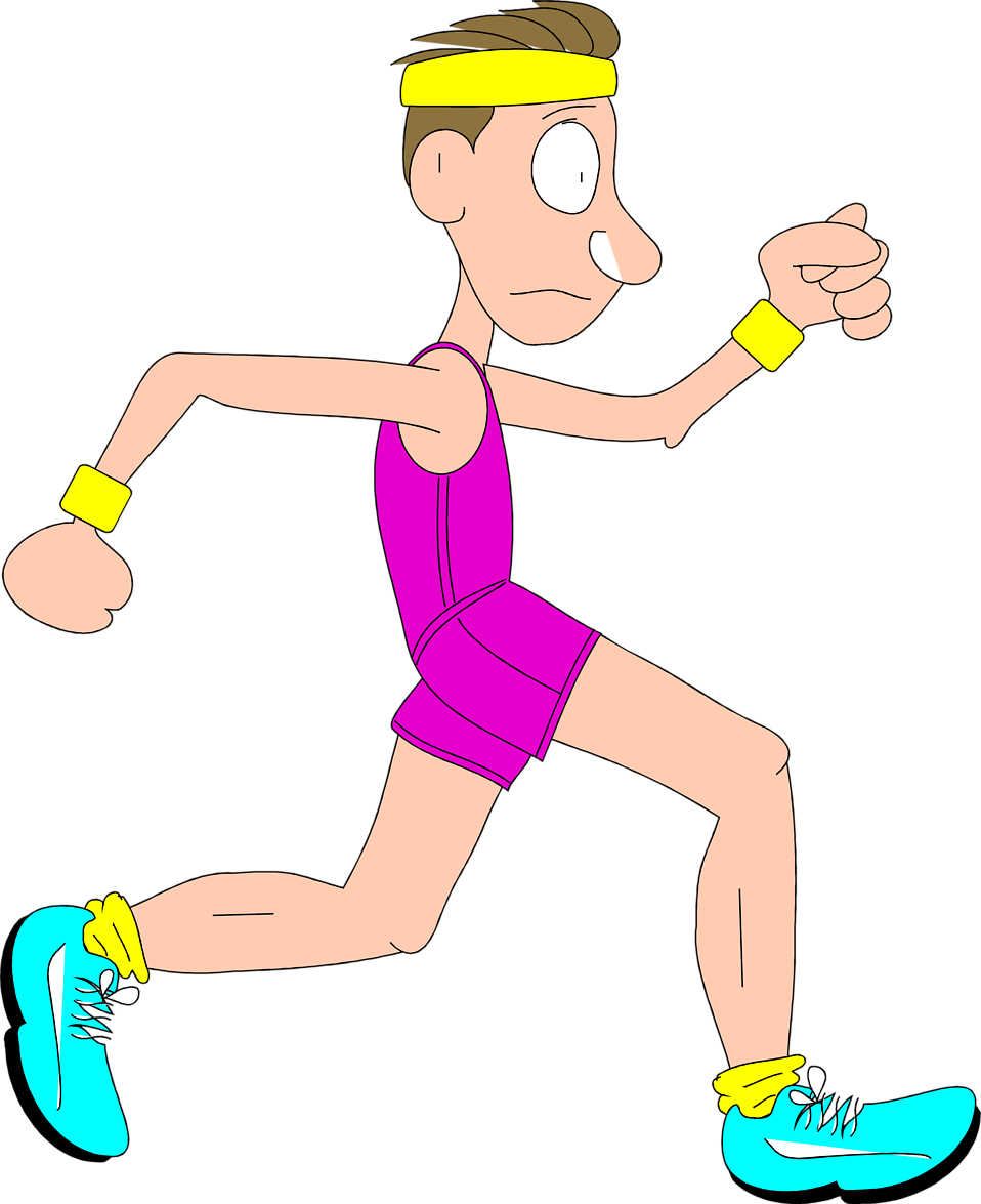 Running Man Clipart Transparent - Running Man Clipart Transparent (958x1175)