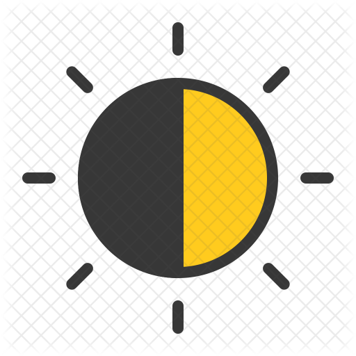 Sun Icon - Vector Graphics (512x512)