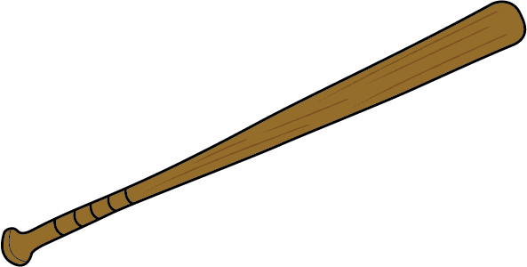 Baseball Bat Clip Art - Crystal Katana (593x300)