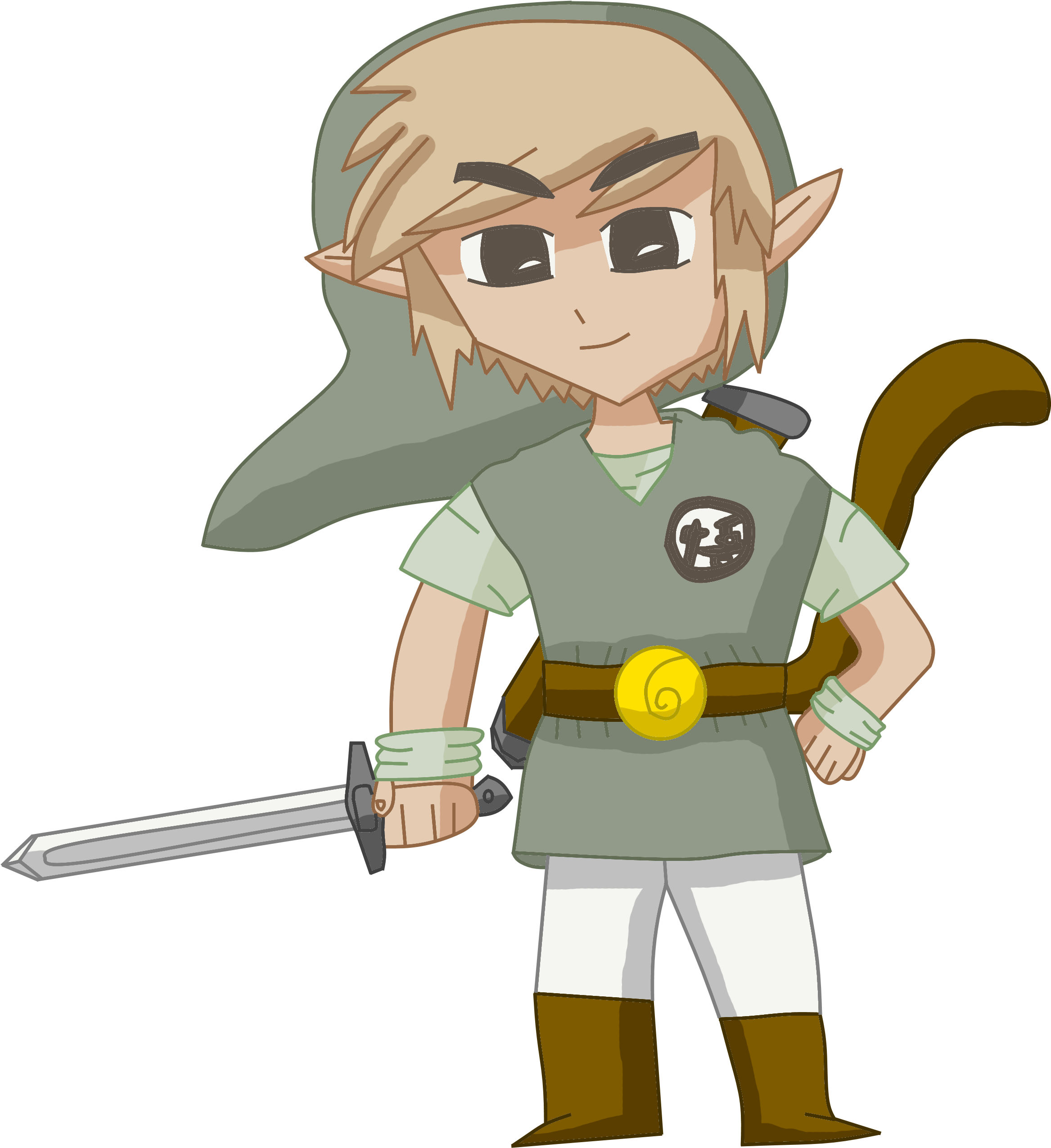 Teen Link Redesign By Riolulucariofan9000 Teen Link - Cartoon (2475x2673)
