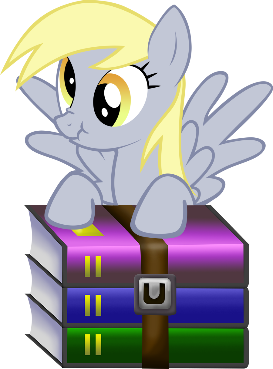 Source - - Mlp Winrar Icon (900x1217)