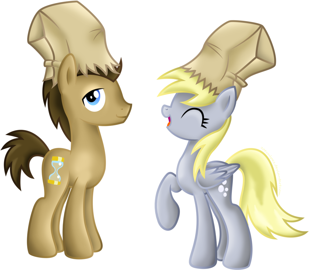 Zoevulpez, Derpy Hooves, Doctor Whooves, Female, Mare, - Cartoon (1024x903)