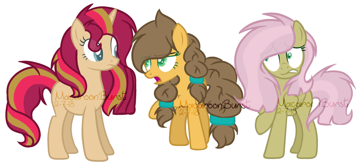Macaroonburst, Earth Pony, Magical Lesbian Spawn, Oc, - Parent (1280x614)