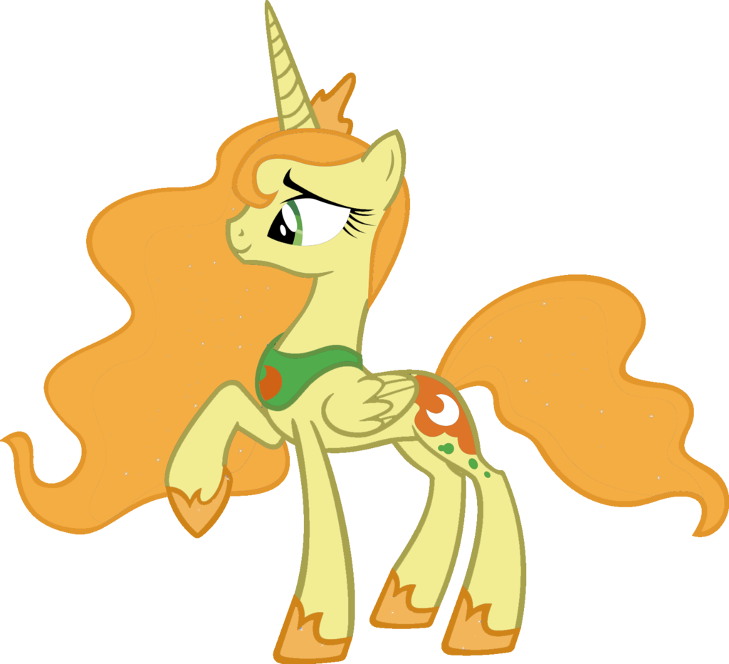 Blah23z, Carrot Top, Edit, Fusion, Golden Harvest, - Princess Luna Recolor (1024x932)