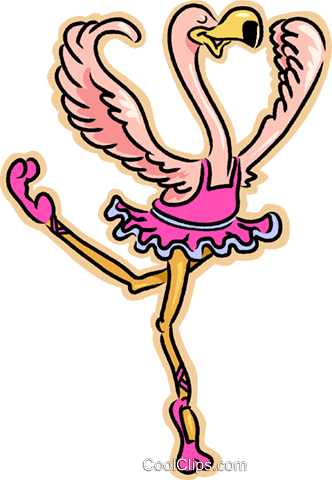 Water Clipart Ballet - Flamingo Coloring Pages For Kids (332x480)