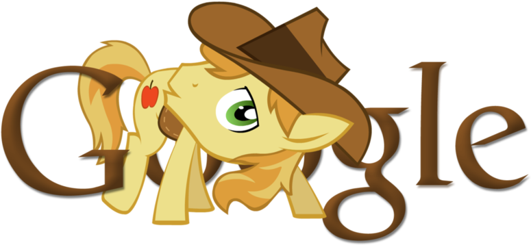 Buter - My Little Pony Google Logo (811x375)