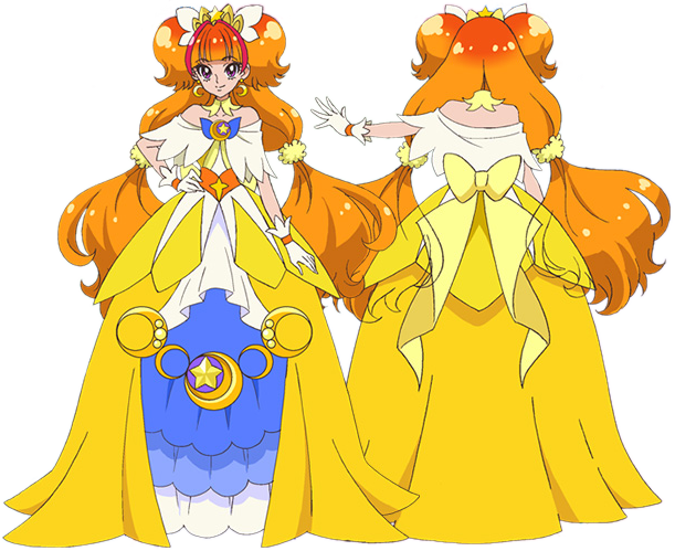 Princess Pretty Cure Cure Twinkle Mode Elegant Pose2 - Go Princess Precure Cure Twinkle (611x499)