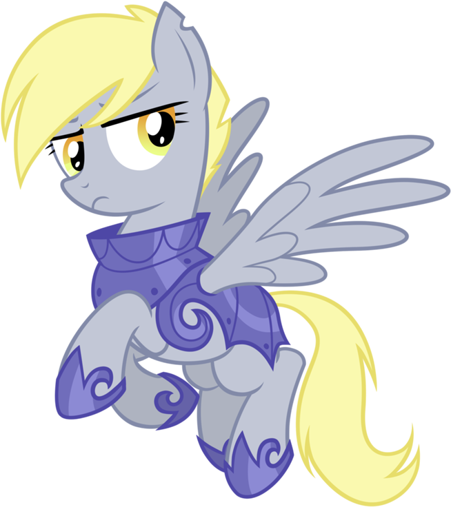 Does Princess Luna Approve Of This Derpy - Derpy Gaurd Mlp (676x768)