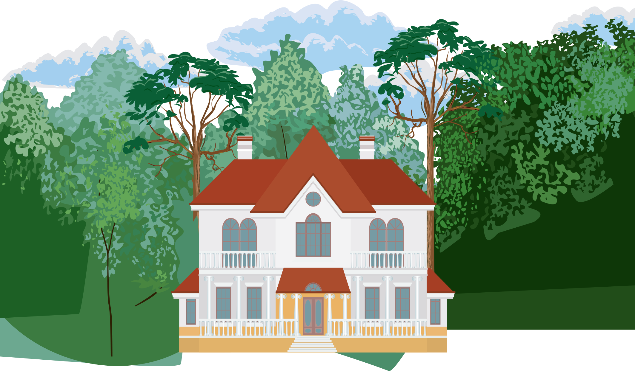 Garden Royalty-free Illustration - Wedding In Cornwall [book] (2126x1530)