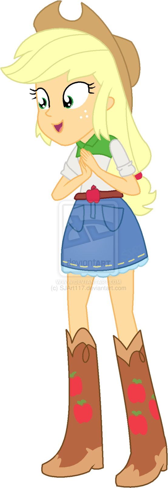 My Little Pony Applejack Dress - Apple Jack Equestria Girl (600x1616)
