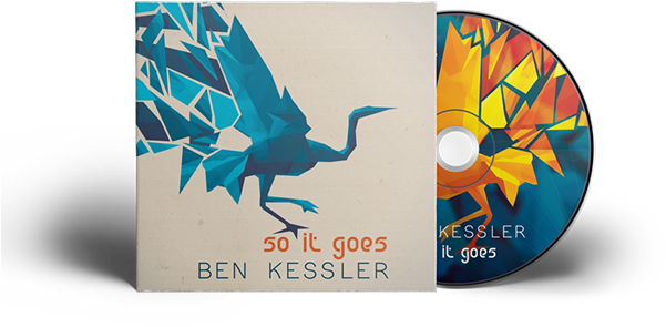 Album Cover Design For Ben Kessler's Ep "so - Compact Disc (600x373)