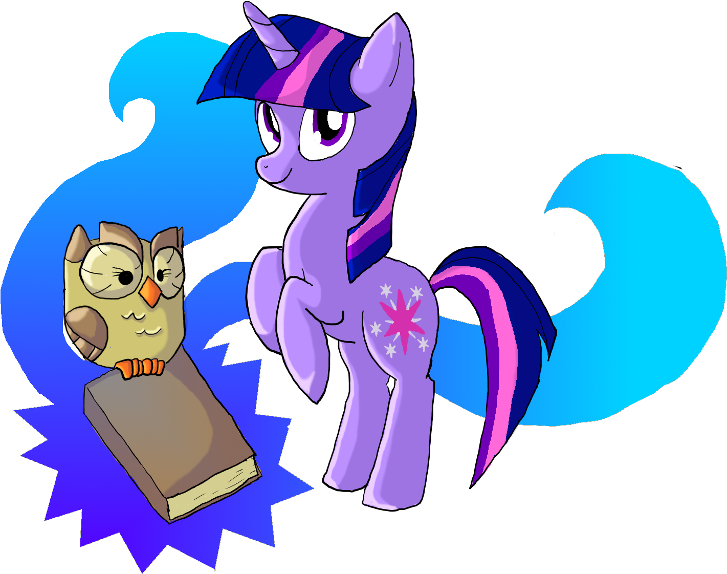Cat Pony Horse Mammal Purple Vertebrate Cartoon Horse - Cat (1600x1200)