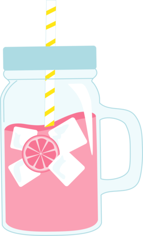 Mason Jar Glass Of Lemonade Cookie Cutter - Glass (292x480)