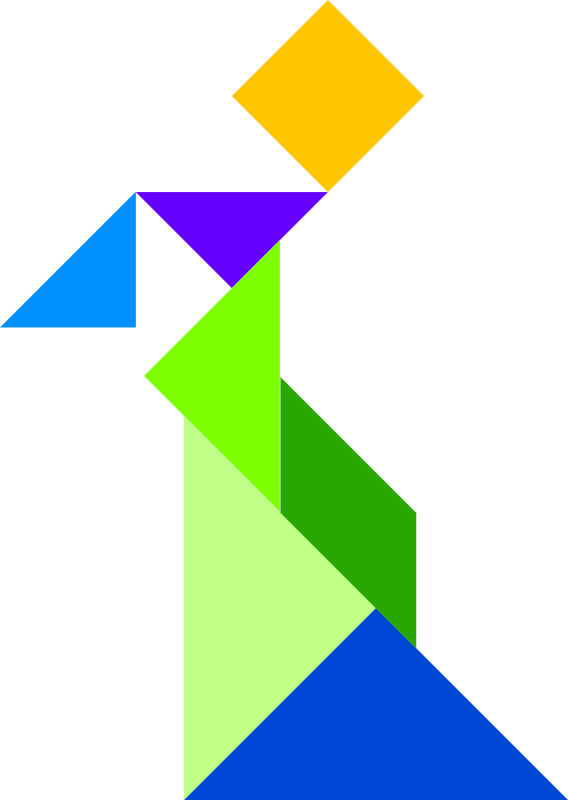 Clipart Tangram - Clipart Tangram (568x800)
