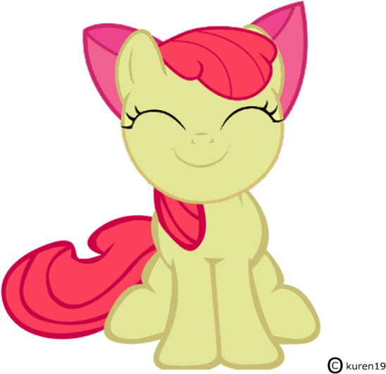 C) Kuren19 Apple Bloom Czech Republic Red Pink Cartoon - Mammal (900x588)