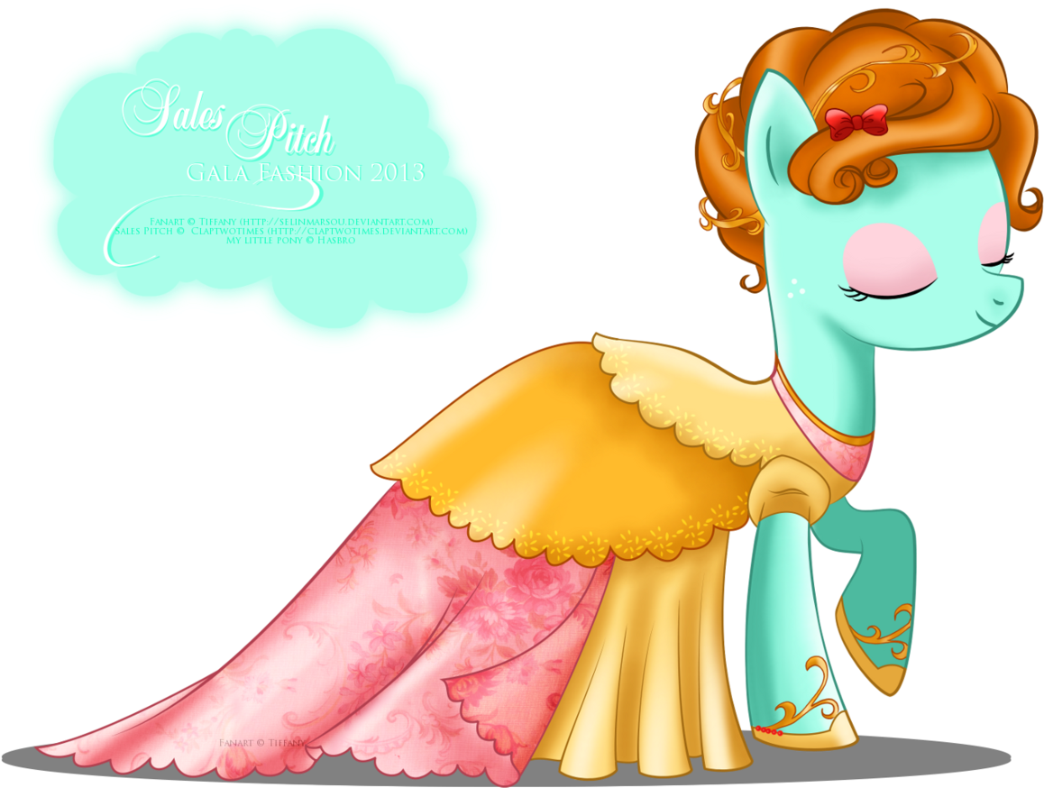 Gala Dress For Sales Pitch By Selinmarsou - Cartoon (1280x899)