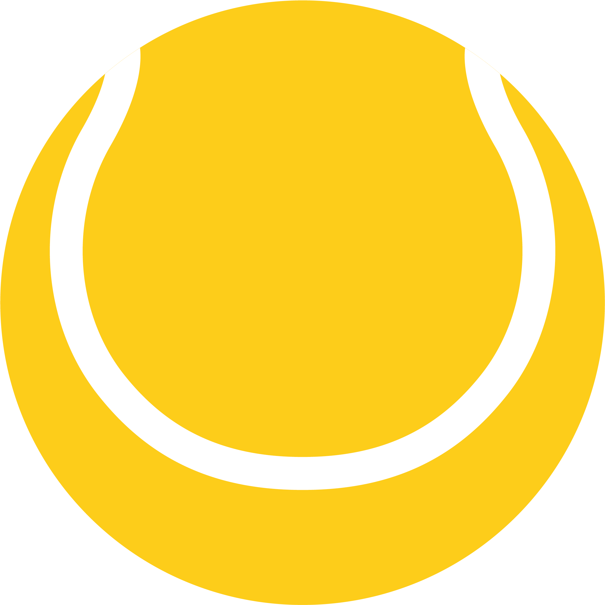 Yellow Circle Paintball Font - Circle (4193x3594)