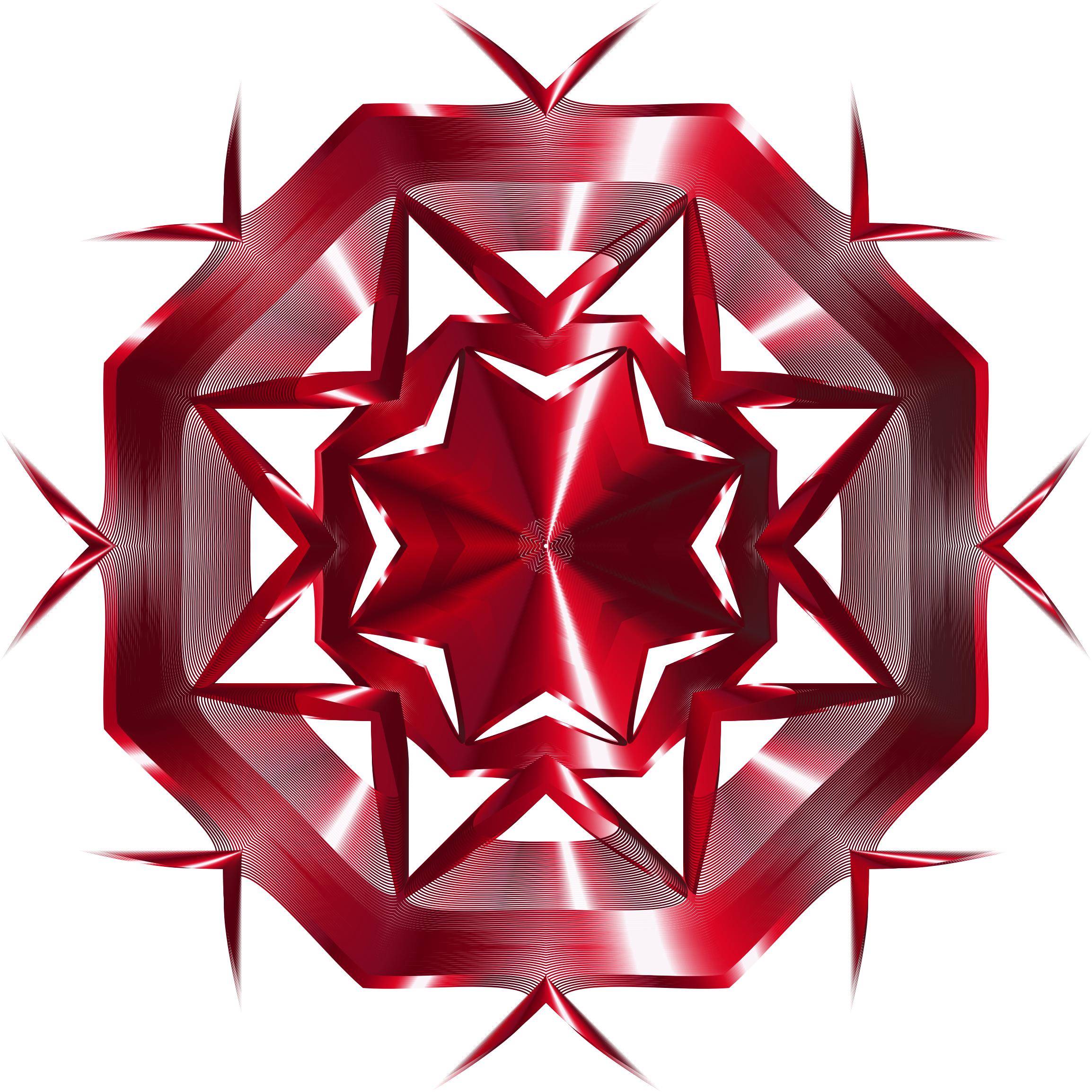 Star Line Art 5 Variation 4 No Background - Emblem (2308x2308)