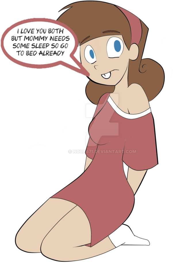 Go To Bed Timantha By Jinxycat671 - Cartoon (752x1063)