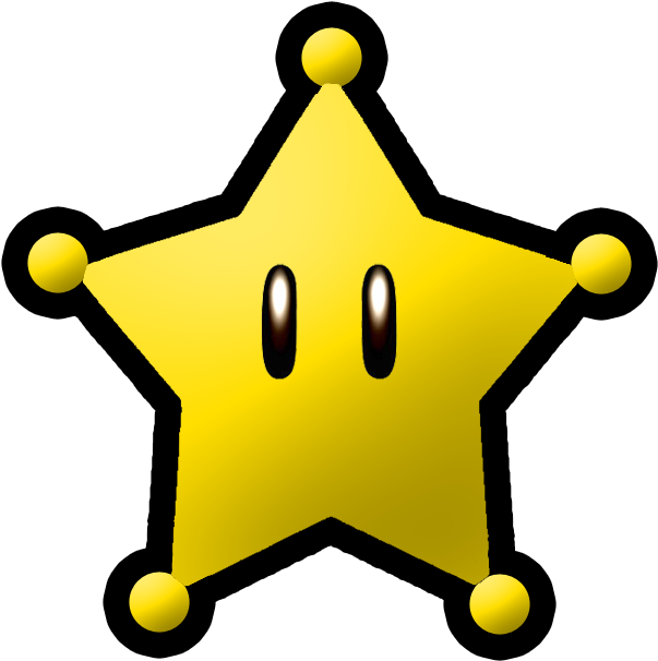 Nintendo Clipart Mario Star - Symbols Super Mario World (650x650)