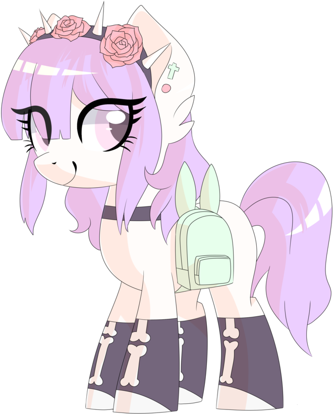 Pastel Goth Pony Adopt - My Little Pony: Friendship Is Magic (894x894)