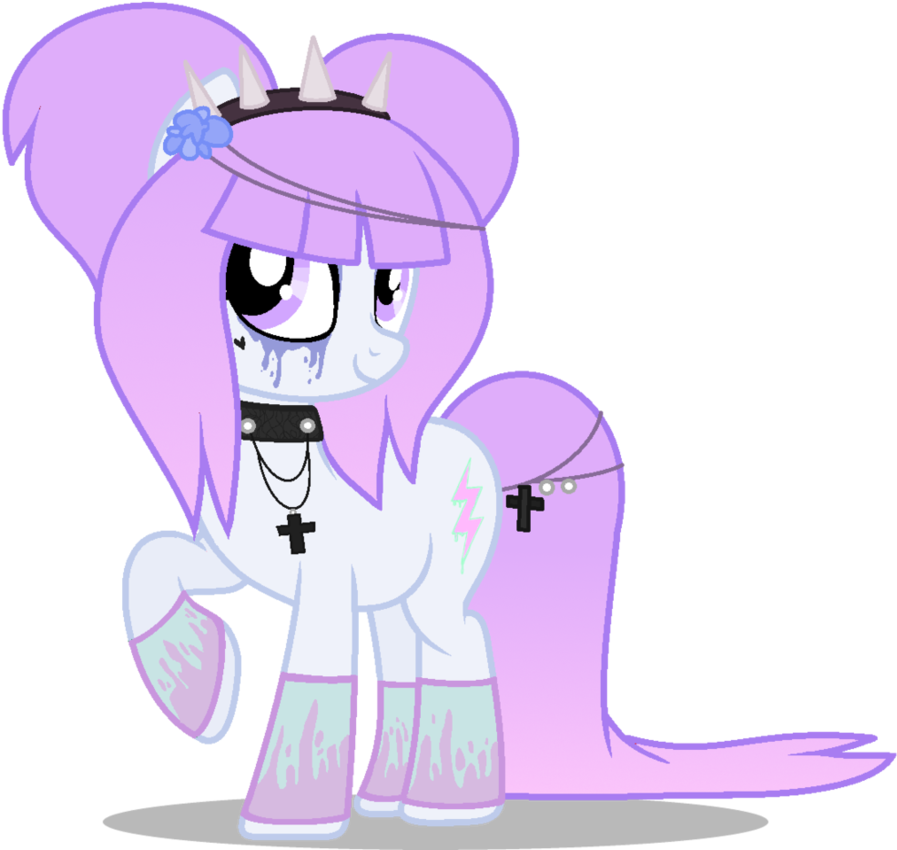 Mlp Adopts - Mlp Pastel Goth Pony (932x857)