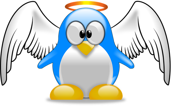 Dlaczego Używam Gnu/linux - Penguin Angel (574x353)