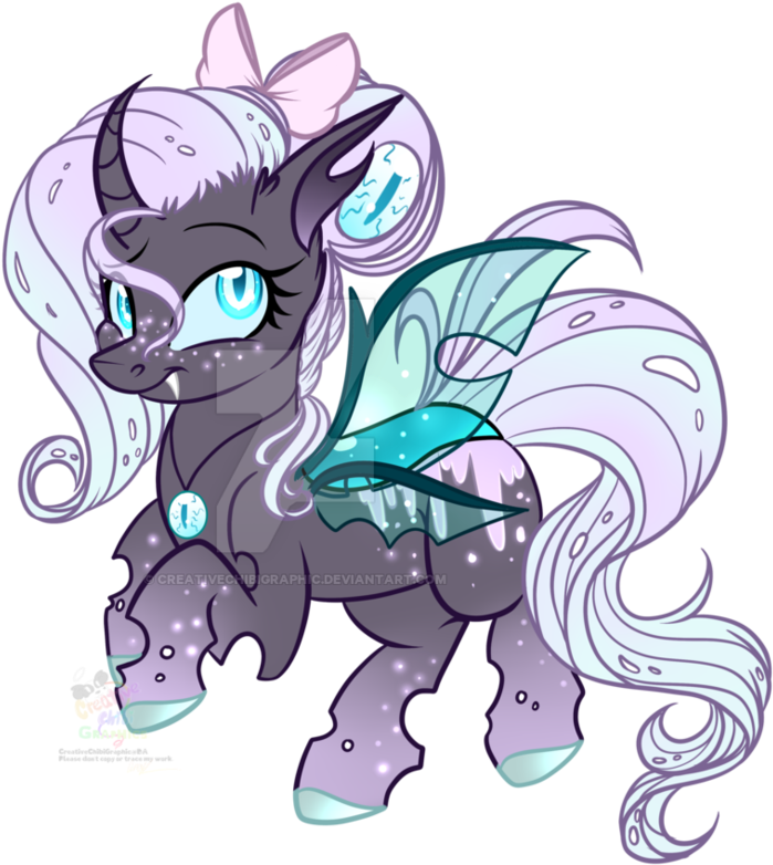 [adopted] Pastel Goth Changling Adopt By Creativechibigraphic - Cartoon (944x847)
