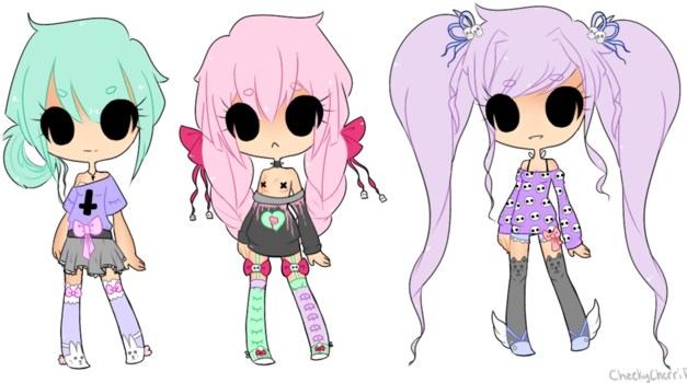 Pastel Goth Aesthetics - Pastel Goth Chibi Maker (640x360)