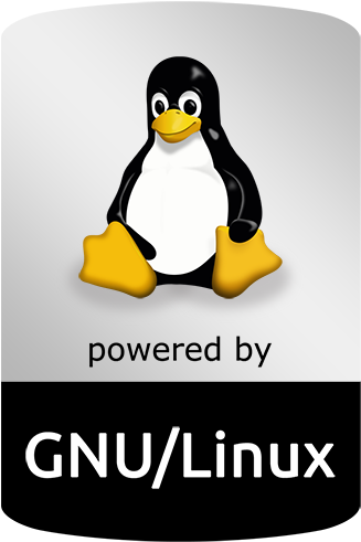 Gnu/linux Tux Sticker - Linux Penguin (500x500)
