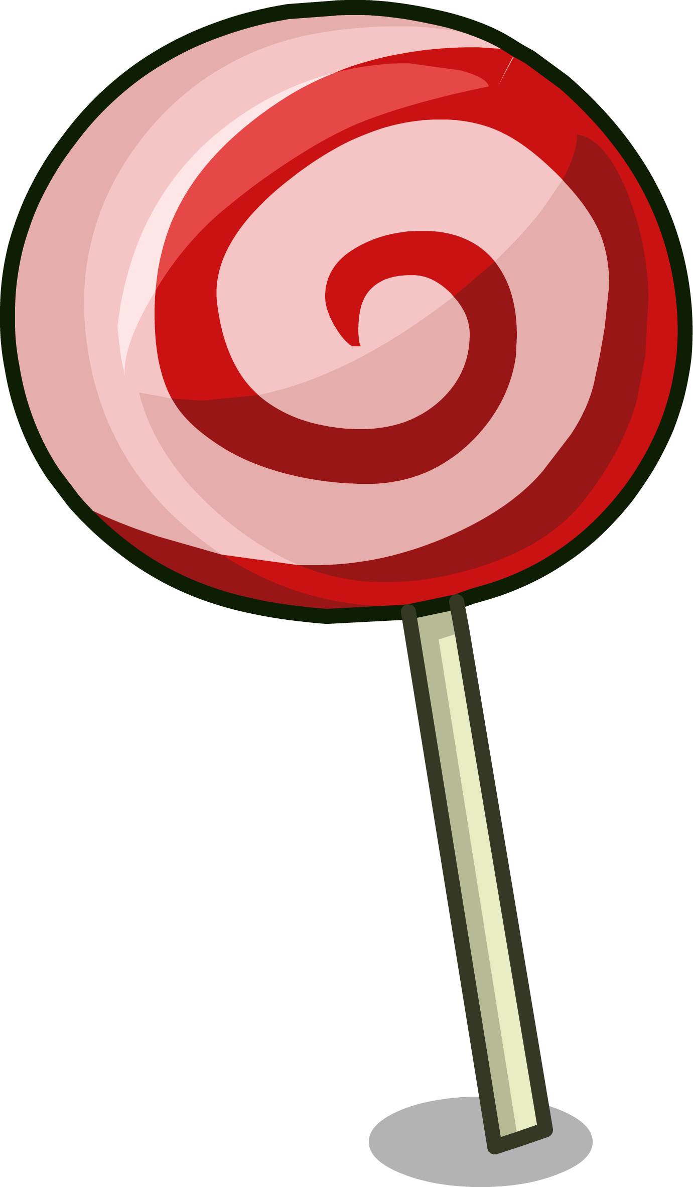 Swirly Lollipop Sprite 003 - Clip Art (1381x2365)