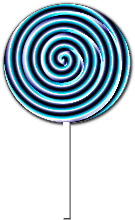 Swirly Blue Lollipop - Blue Lollipop Png (1000x800)