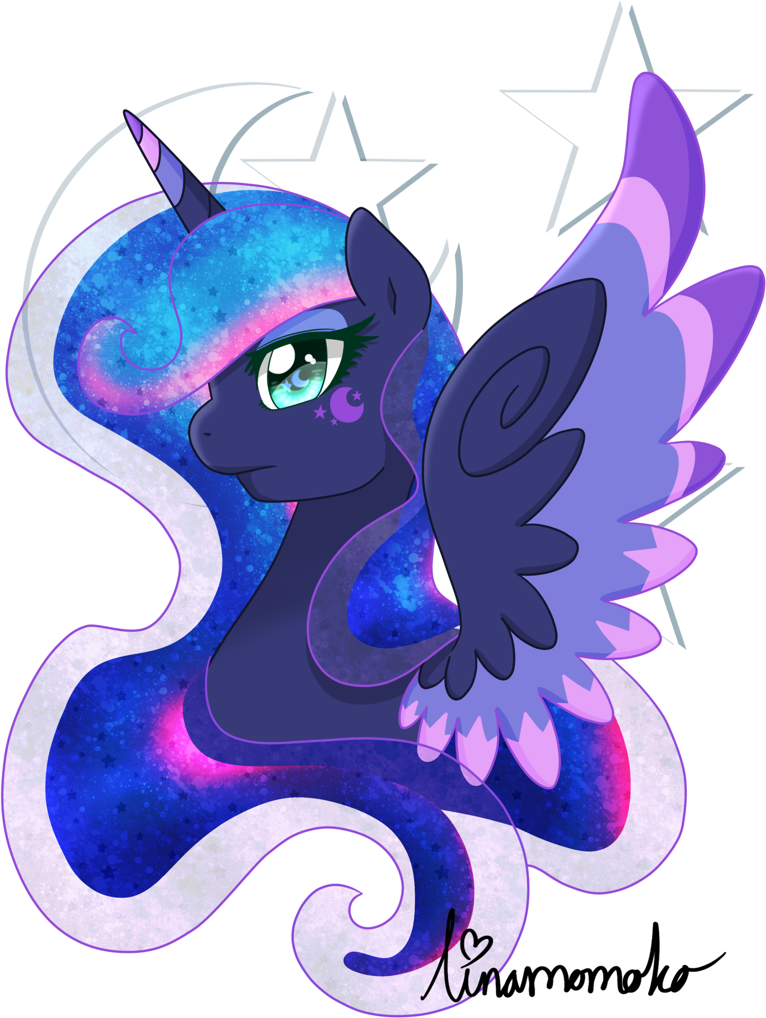 Princess Luna By Linamomoko - Comics (1600x2133)