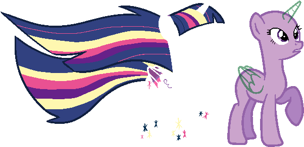 Rainbow Power Princess Twilight Sparkle - Cartoon (644x341)