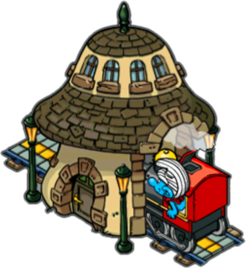 Engineer Smurf Hut Once Engineer Smurf's Hut - The Smurfs (507x553)