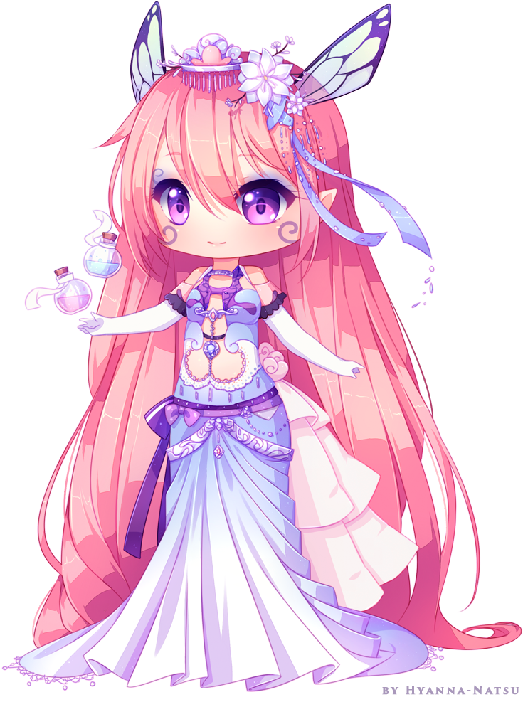 Elryn By Hyanna-natsu - Chibi Girl Hyanna Natsu (745x1000)