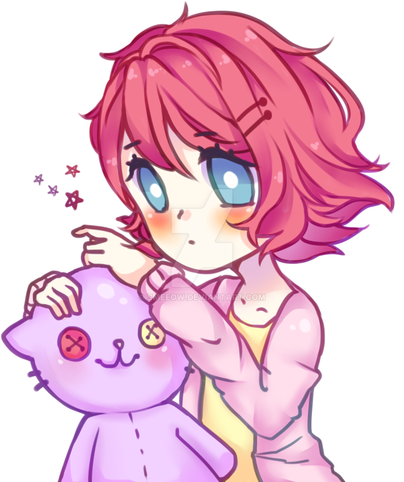 My Cat By Smeoow - Cartoon (813x982)