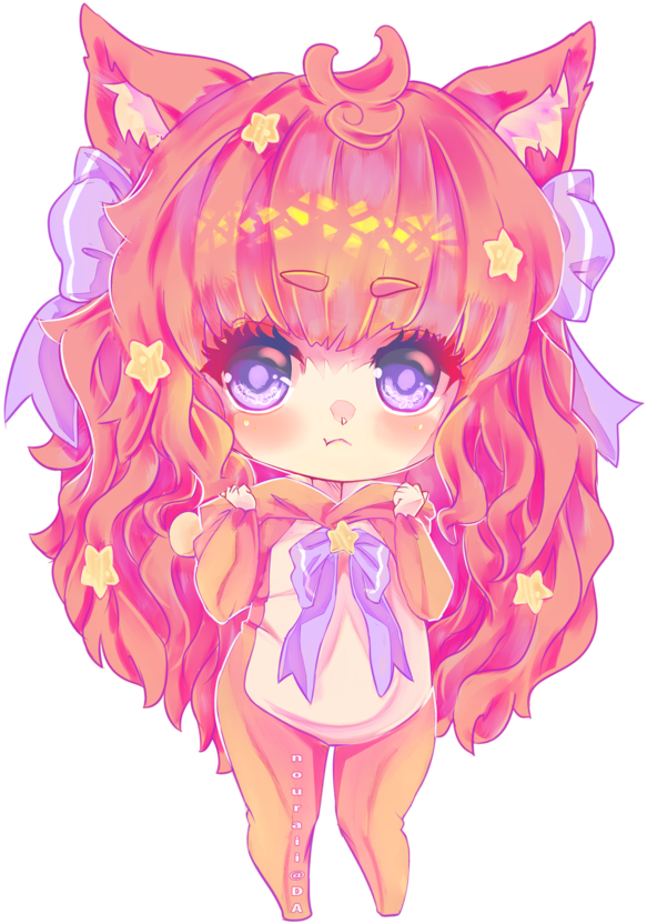 Yurimilk By Nouraii On Deviantart - Chibi (600x847)